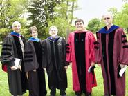Frank Anechiarico '71, Tina Hall, Peter Rabinowitz, Peter Cannavo and Thomas Wilson