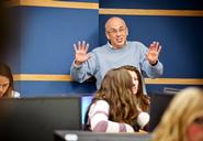Dan Chambliss in class