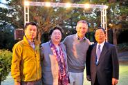 Ho Il Yoon, Hong Kum Lee, Eugene Domack and Dr. Park at Je Ju Island