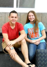 Chris Lepre '15 and Rachel Friedman '15
