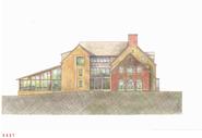 architectural drawing - East View