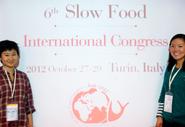Eunice Choi '14 and Lauren Howe '13 in Turin, Italy.