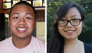 Huy Ho '15 and Mandy Lin '15