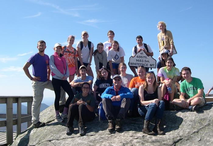 Professor Bill Pfitsch's group on Sept. 25.
