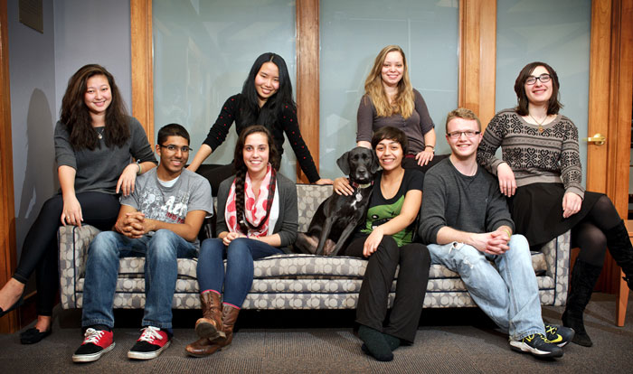 COOP Service Interns from the class of '17.
