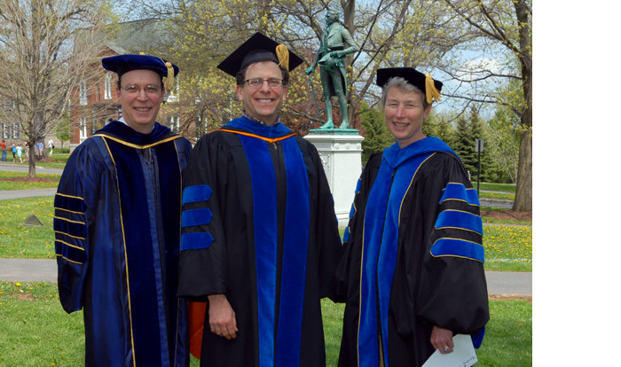 John O'Neal, Rob Kantrowitz '82 and Ann Owen.