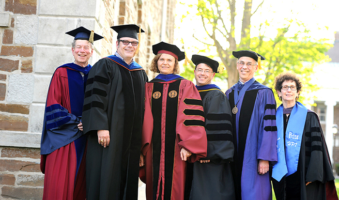 From left Robert Simon, Chaise LaDousa, Myriam Cotten. Rob Martin, Dan Chambliss, Nancy Rabinowitz. Missing from photo Heidi Ravven.