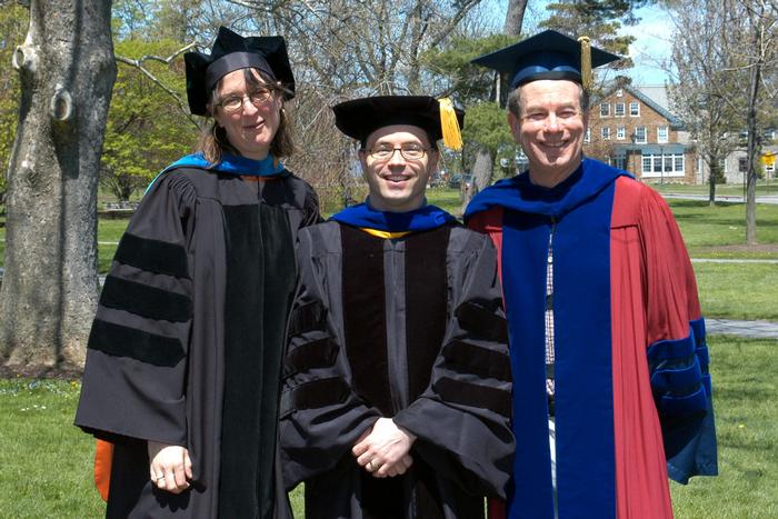 Marianne Janack, Rob Martin and Bob Simon