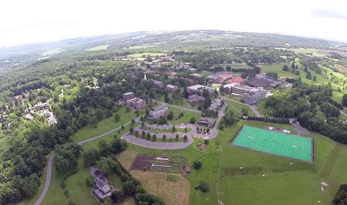 A screenshot from a video taken from the DJI Phantom 2.
