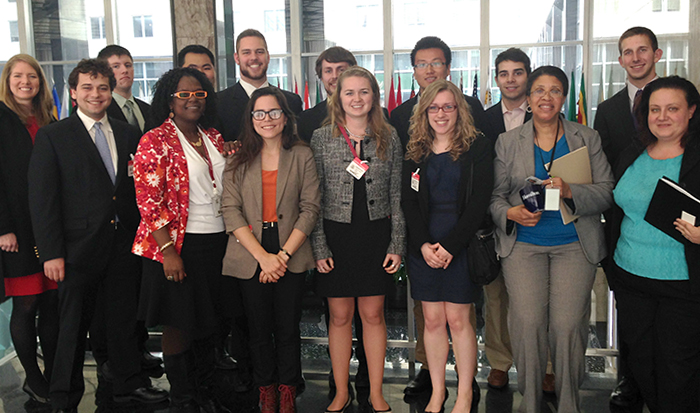 Program in Washington D.C. students at the State Department.