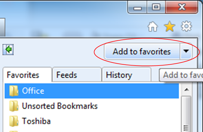 Resource Center Adding A Website To Your Favorites Or Bookmarks Bar