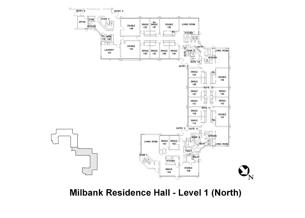 Housing and Floor Plans Milbank Hamilton College