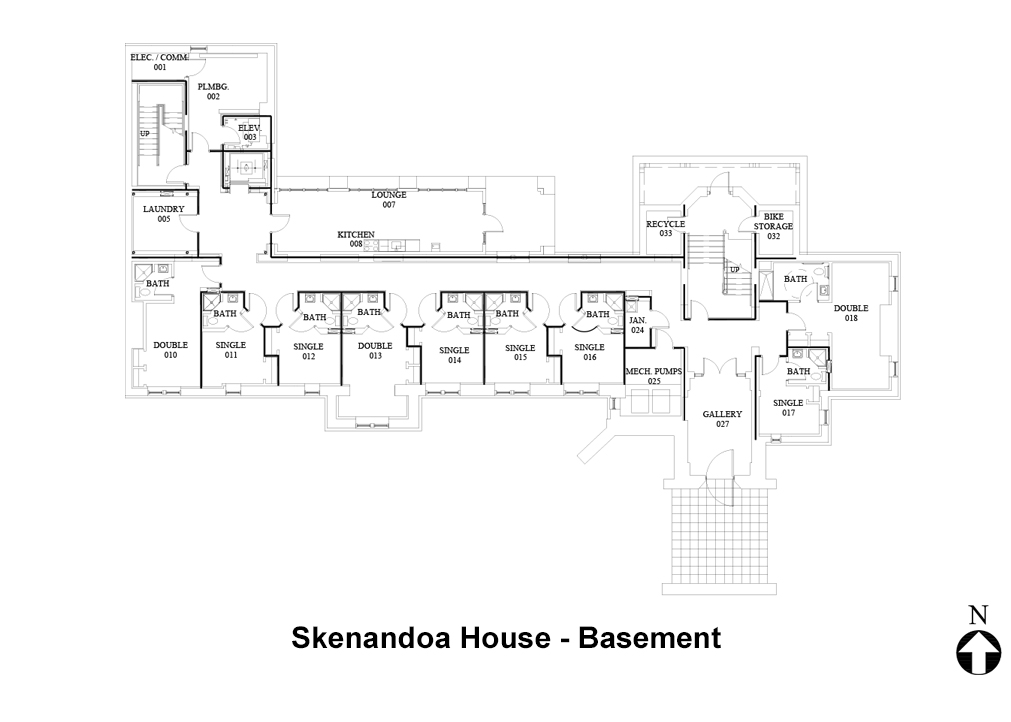 Housing and Floor Plans Skenandoa House Hamilton College