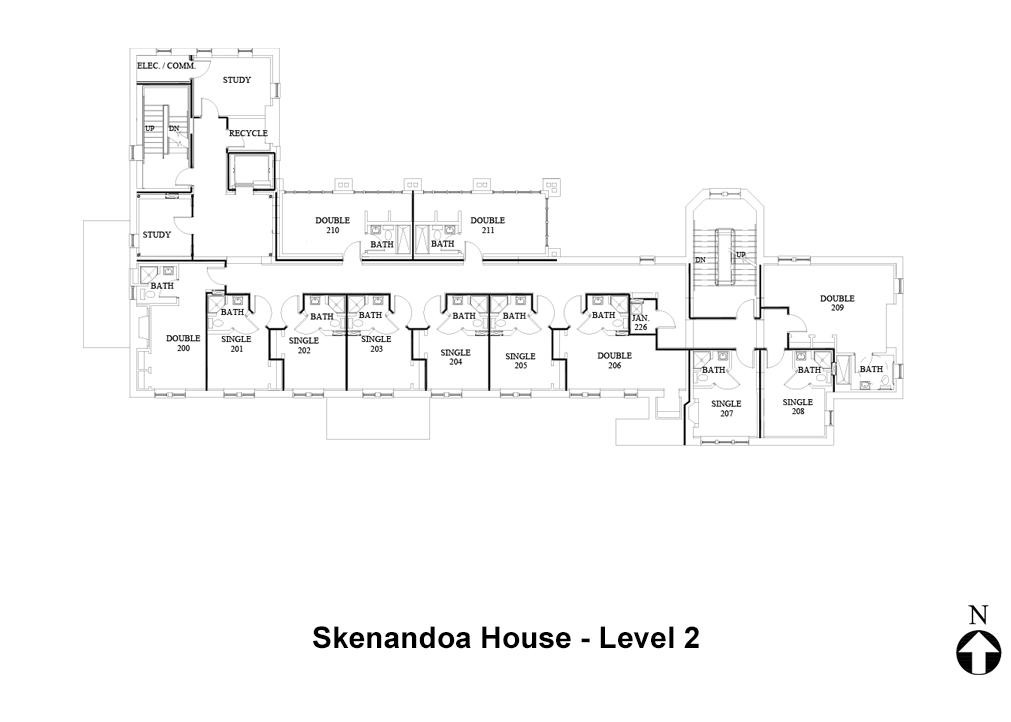Housing and Floor Plans Skenandoa House Hamilton College