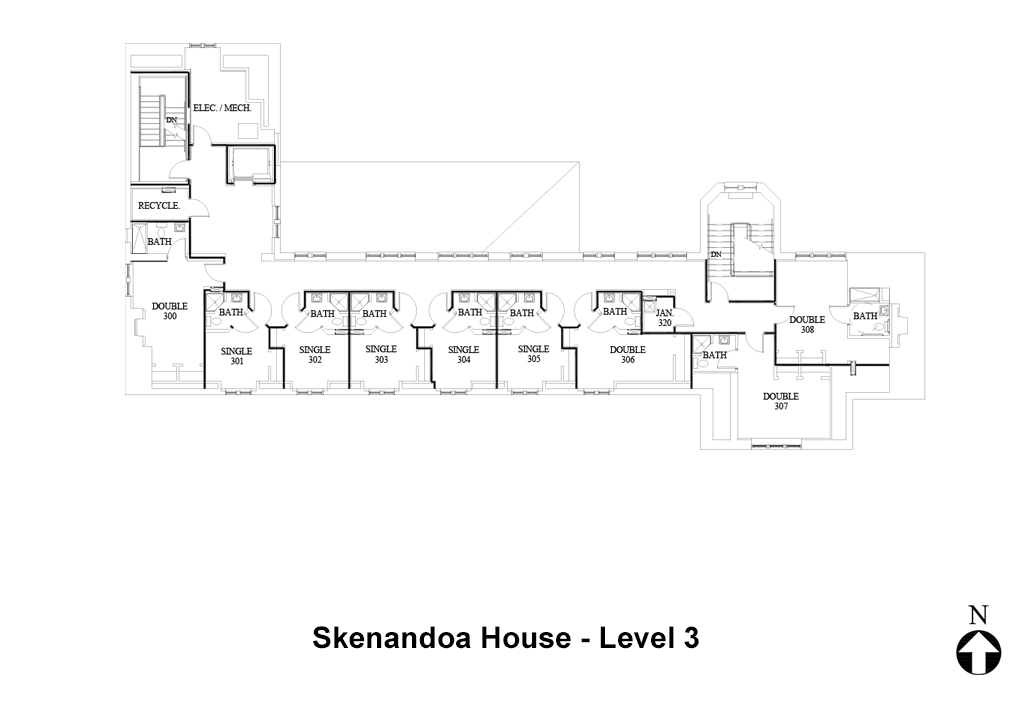 Housing and Floor Plans Skenandoa House Hamilton College