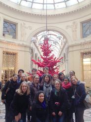 Students in Hamilton's Junior Year in France program visit Paris 