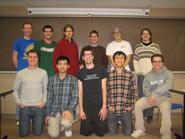 Members of the 2012-13 Mathletics team.