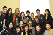 Students in the New York City Program with Kathryn Parker Almanas (back row, second from left) and Program Director Ella Gant (front row, second from right)