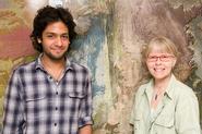 Anoop Pandey '10 and Prof. Barb Tewksbury. Photo: Dave Tewksbury Photoimaging.