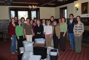 Recycling Task Force members worked with Spencer House employees to