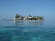 The Smithsonian Institution's marine research laboratory on Carrie Bow Cay, Belize.
