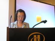 Haeng-ja Sachiko Chung presents at the American Anthropological Association meeting.