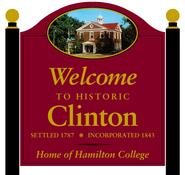 Village of Clinton Sign