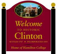 Village of Clinton Sign