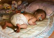 Small Child (Infant) by Vincent Desiderio - 2009.