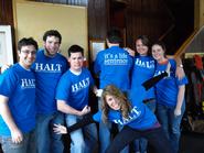 HALT Members in Committee T-Shirts