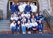 Members of Hamilton's 2009-10 student EMS team.