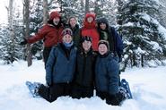 Participants in HOC's winter camping seminar.