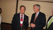 Barry Seaman '67 (left) with John McCardell, founder of Choose Responsibility.