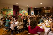 The student-run Co-Op hosted 80 people for an early Thanksgiving dinner.