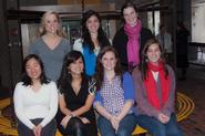 Seated from left, Wai Yee Poon, Sofia Guerron, Caitlin Lavin, Haley Riemer-Peltz. Standing: Galia Slayen, Kate Harloe, Lilly Gillespie.