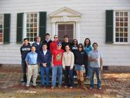 Washington students with Professor Rob Martin at Mt. Vernon.