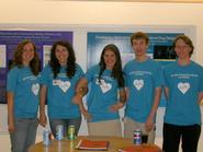 Some student presenters at MERCURY Conference from George Shields' lab.