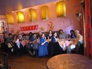 The group enjoyed lunch at Nancy Lee's Pig Heaven.