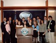 Washington Program students visit the Pentagon.