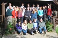 The College 220 class and Judson Potter '89 at Camp Wenonah.