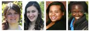 Jill Chipman '14, Haley Riemer-Peltz '12, Jennifer Roberts '14 and Lydia Rono '11.