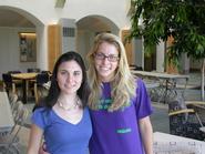 Amy Rumack '09 and Valerie Valant '10