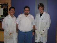 Jack Trieu '11, Visiting Assistant Professor of Chemistry Joshua Ruppel, Eric Kuenstner '12