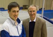 Leap Year Scholar James Russell '09 and Trustee Jack Withiam '71