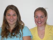 Jen Sadowsky '08 and Abby Crimmins '09