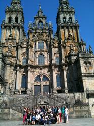 Hamilton's Program in Spain at the Cathedral of Santiago de Compostela.