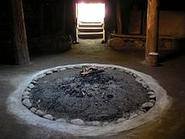 The interior of a Sinixt pithouse in the Slocan Valley, British Columbia. Two students will use their awards to attend a conference and present research on the area.