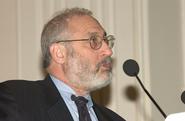 Joseph Stiglitz spoke in the Chapel.