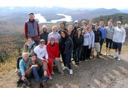 Members of the Biology 237 class with Prof. Bill Pfitsch on Whiteface Mountain.