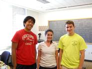 Alvin Wu '13, Carmen Montagnon '13, Dan Mermelstein '14.